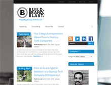 Tablet Screenshot of buildbrandblast.com